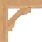 Ekena Millwork Merced Block Smooth Bracket, Western Red Cedar, 3 1/2"W x 18"D x 18"H BKT04X18X18MRC05SWR - alternate 2